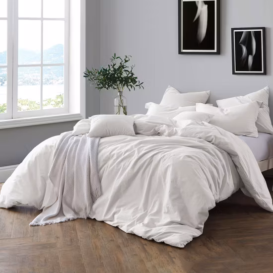 Quality Cotton Grey Colors Customized Comforter Duvet Cover